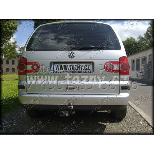 V-117 STEINHOF Фаркоп на Ford Galaxy 05/2000-2006, Seat Alhambra 05/2000-09/2010, Volkswagen Sharan 05/2000-08/2010. Требуется подрезка бампера. Тип шара: A. Нагрузки: 2100/85 кг, масса фаркопа 16 кг (без электрики в комплекте)